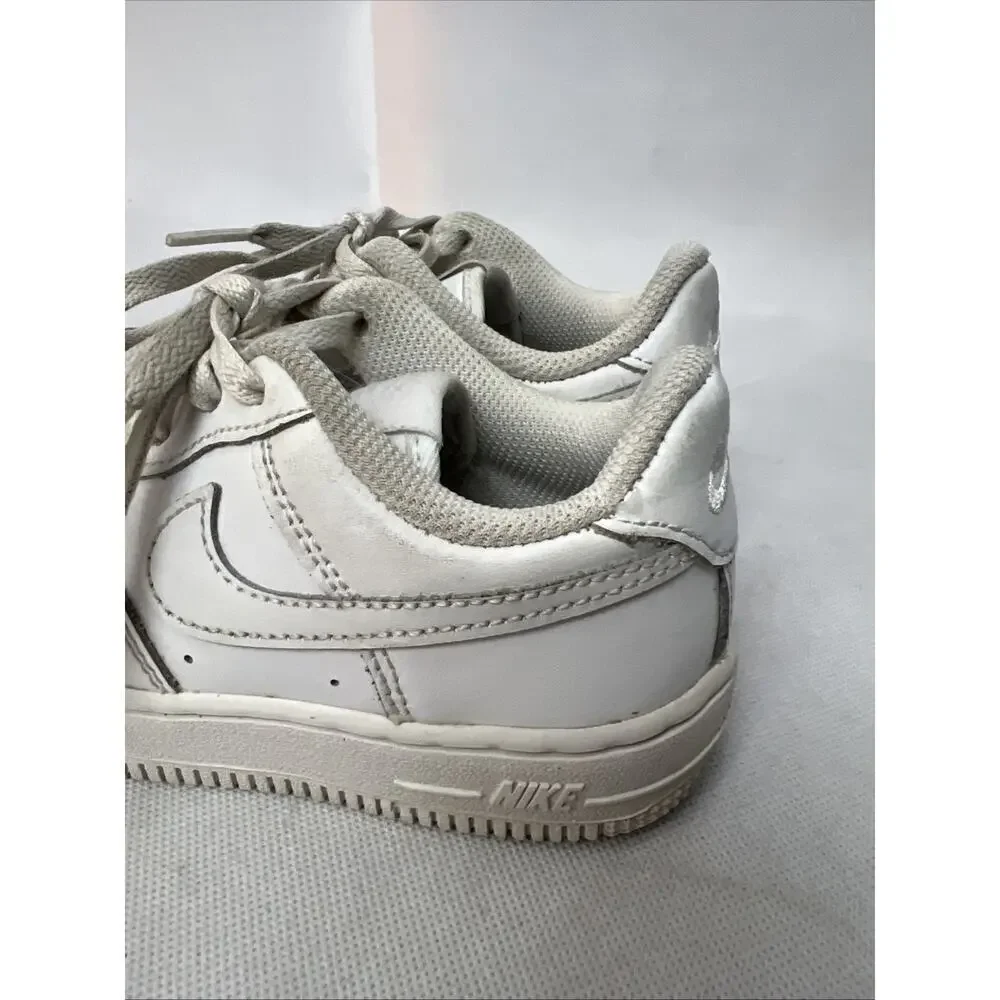 Nike Shoes Kids Size 12C White Air Force 1 Low Leather Sneakers DH2925-111